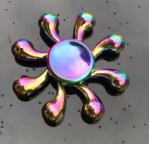 Iridescent Metal Fidget Spinner