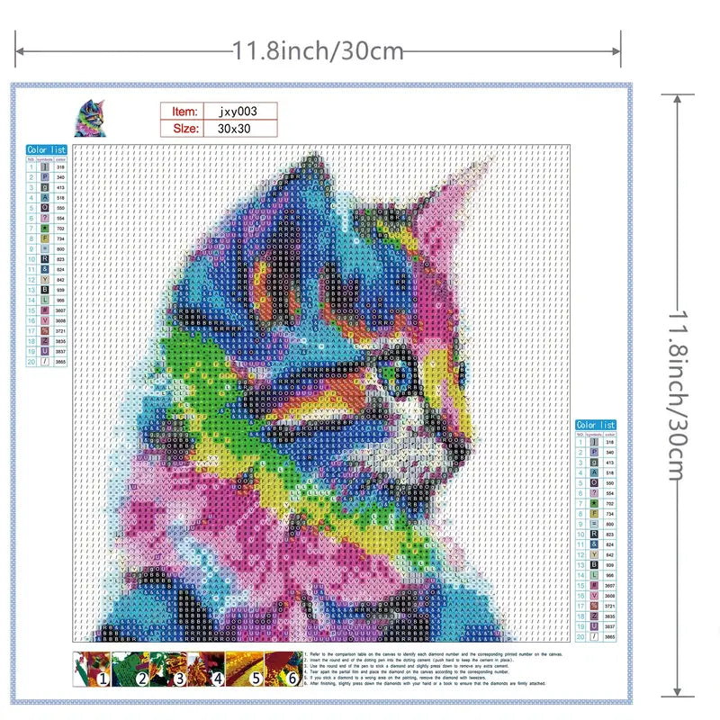 5D Diamond Painting Kit — Cat