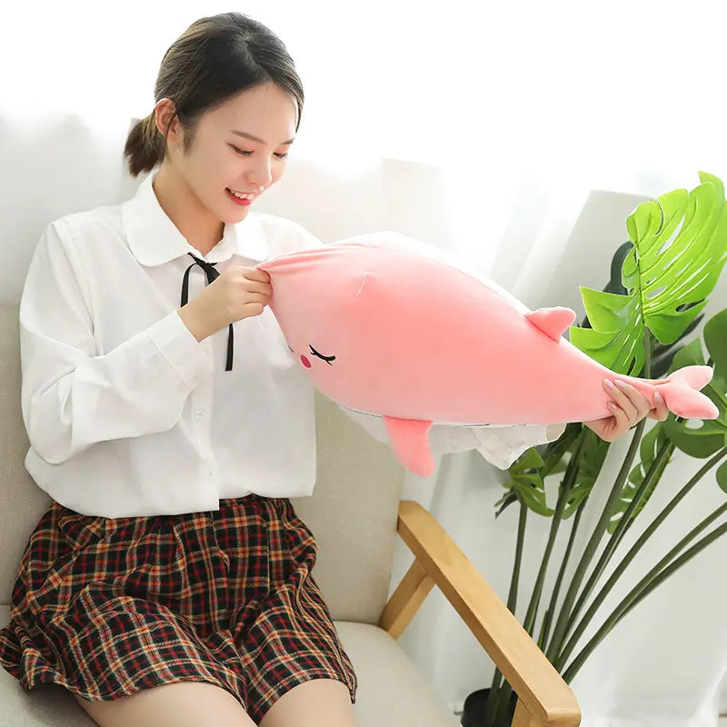 Kawaii Whale Plush Sleep Pillow