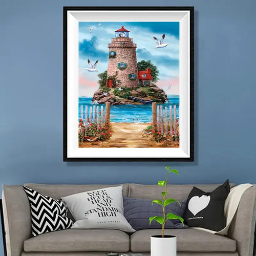 5D Diamond Painting Kit — Lighthouse