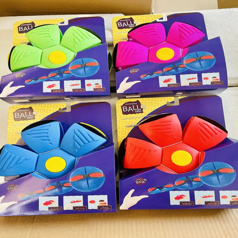 Transforming Bounce Ball & Disc Toy