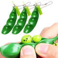 Edamame Pop Keychain