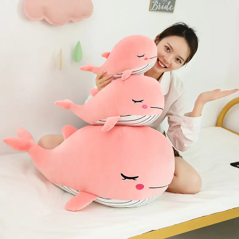 Kawaii Whale Plush Sleep Pillow