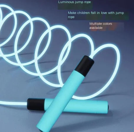 Glow-in-the-Dark Fiber Optic Jump Rope