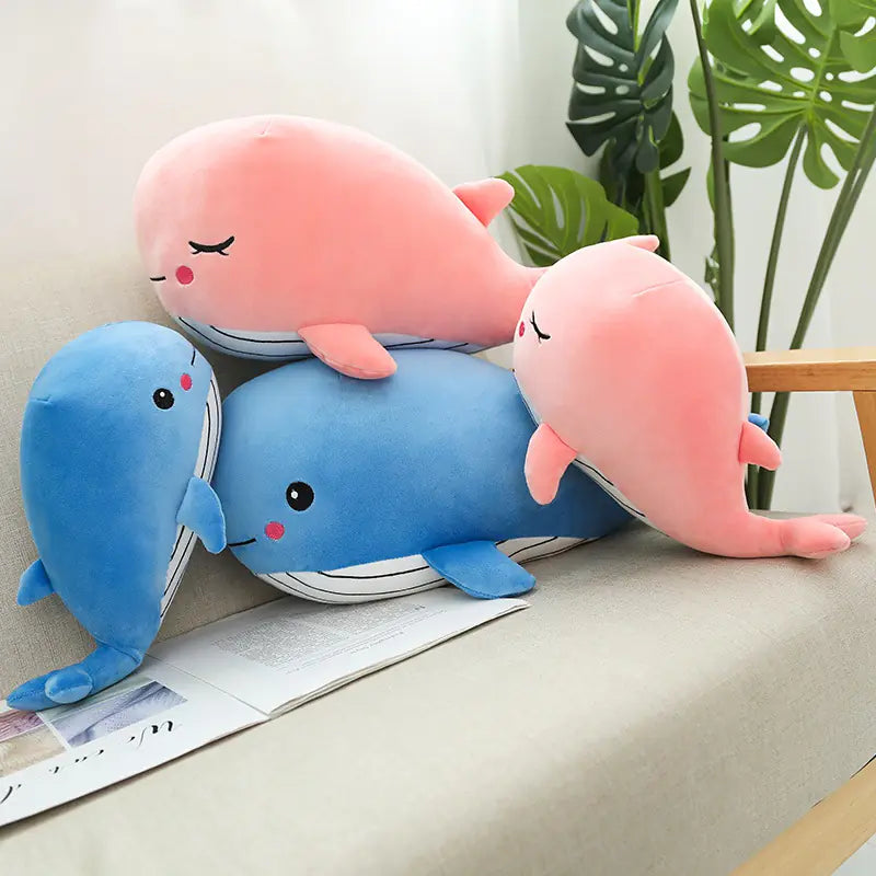 Kawaii Whale Plush Sleep Pillow
