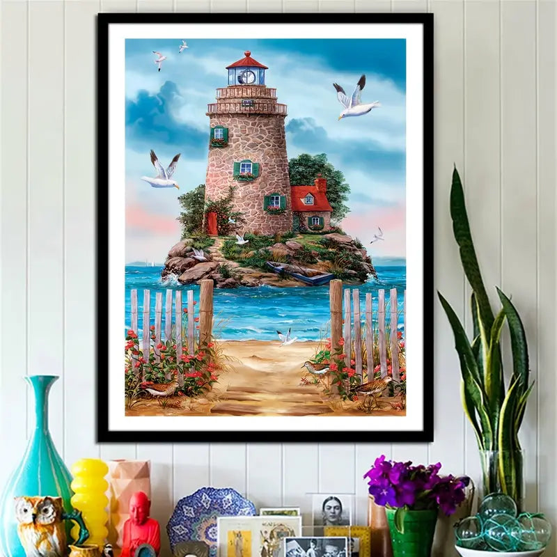 5D Diamond Painting Kit — Lighthouse