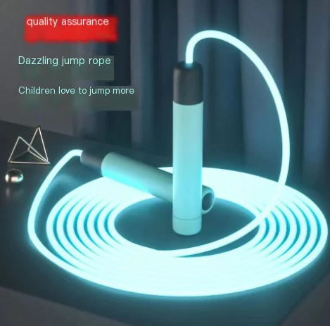 Glow-in-the-Dark Fiber Optic Jump Rope