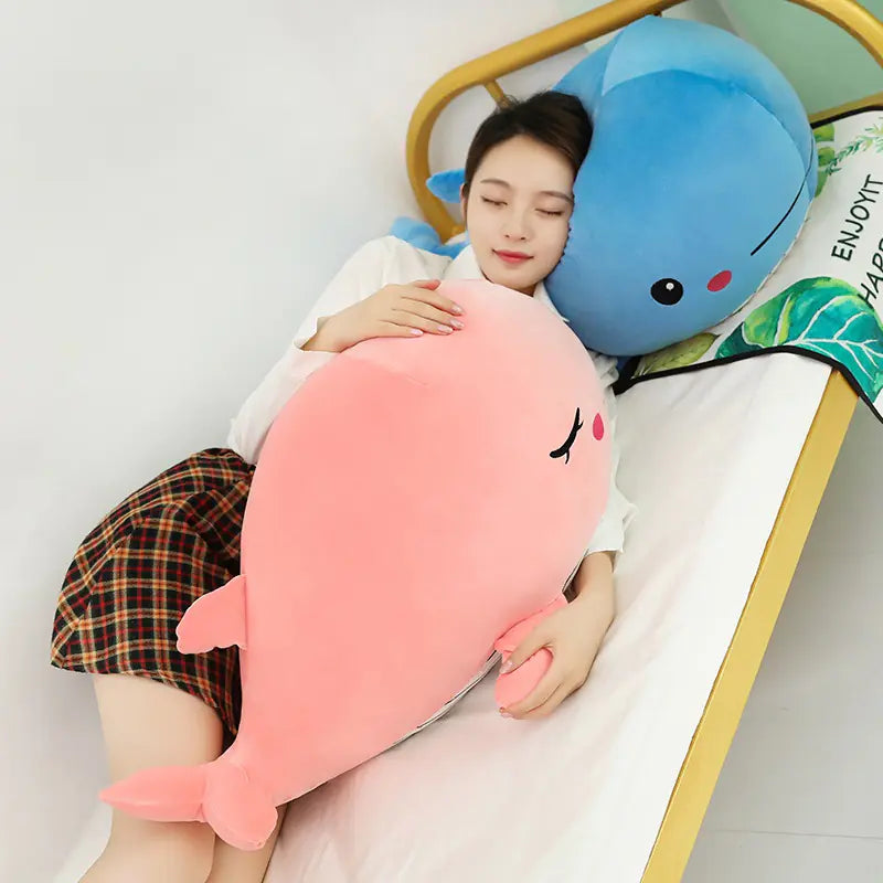 Kawaii Whale Plush Sleep Pillow