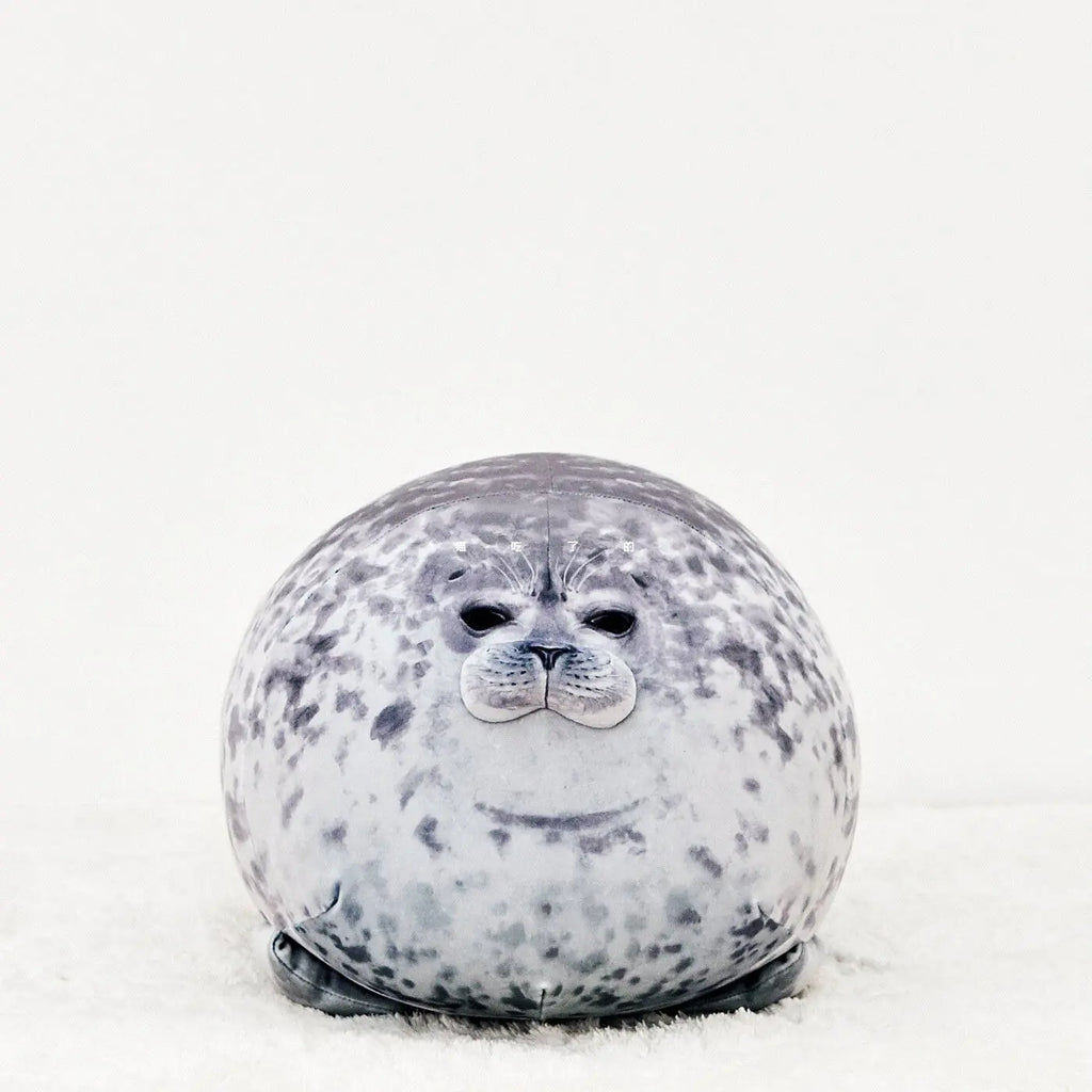 Kawaii Spotted Seal Plush Pillow