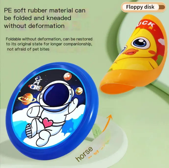 Cartoon Soft Flying Disc for Kids