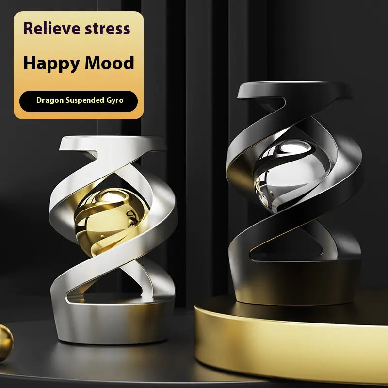 Metal Gyro Spiral Desk Toy