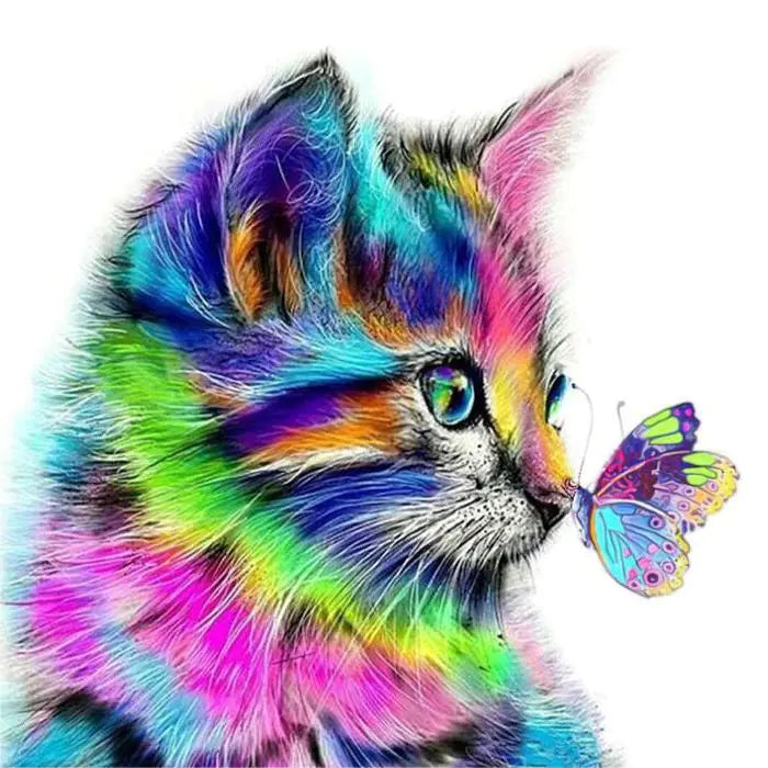 5D Diamond Painting Kit — Cat