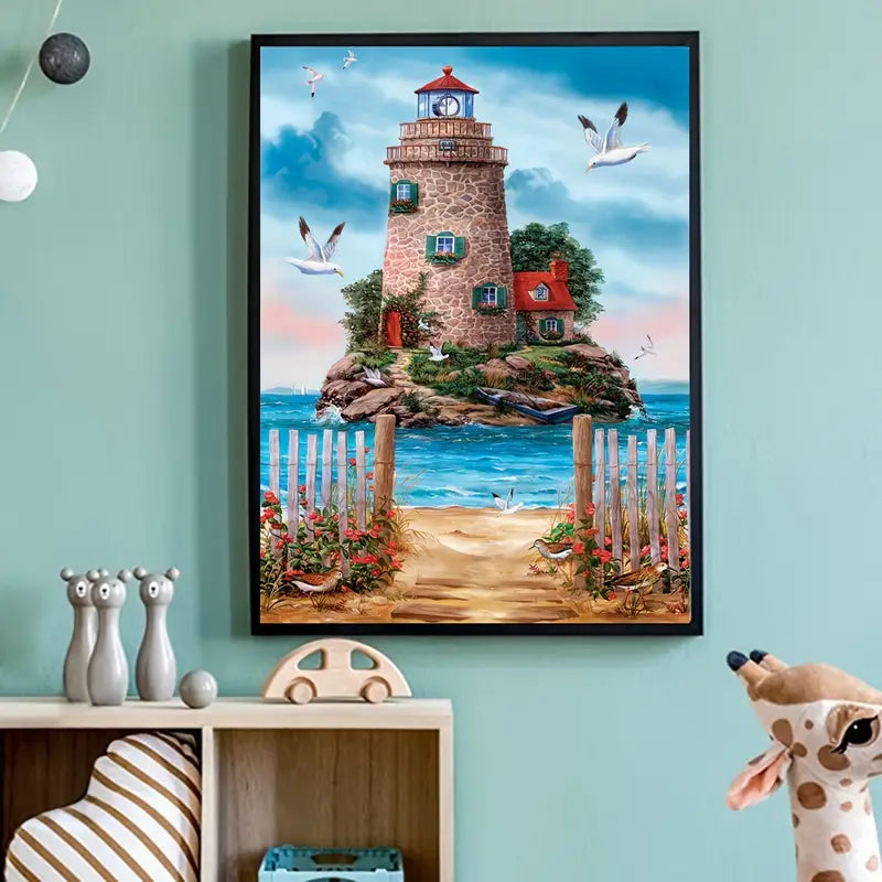 5D Diamond Painting Kit — Lighthouse