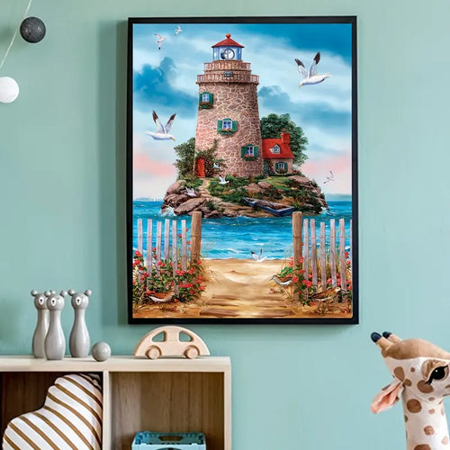 5D Diamond Painting Kit — Lighthouse
